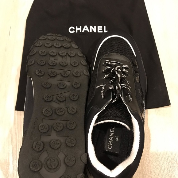 2019 Chanel Mens Sneaker Size 44 - Picture 4 of 8